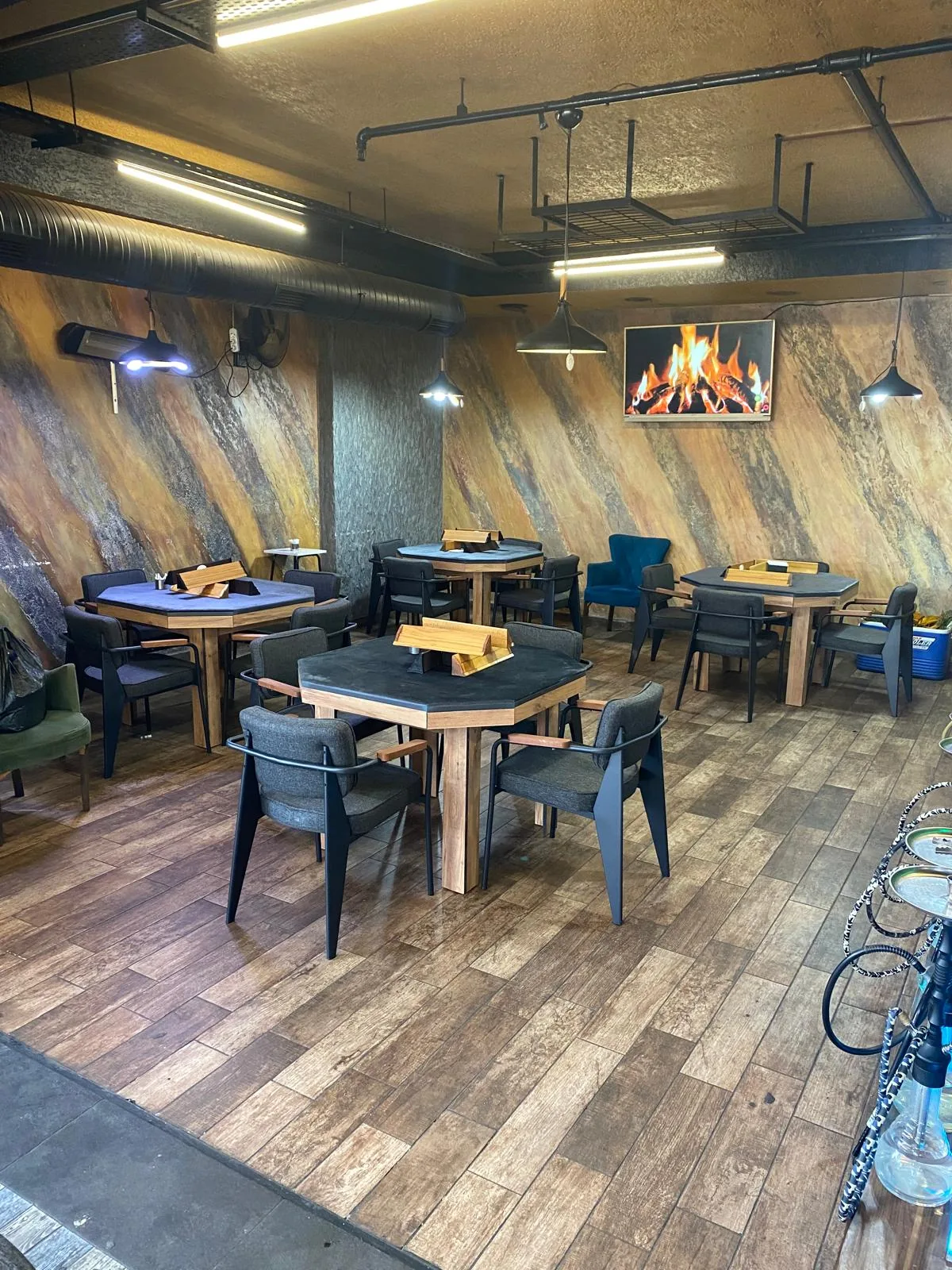 Kafe okey salonu – 4 masa takım